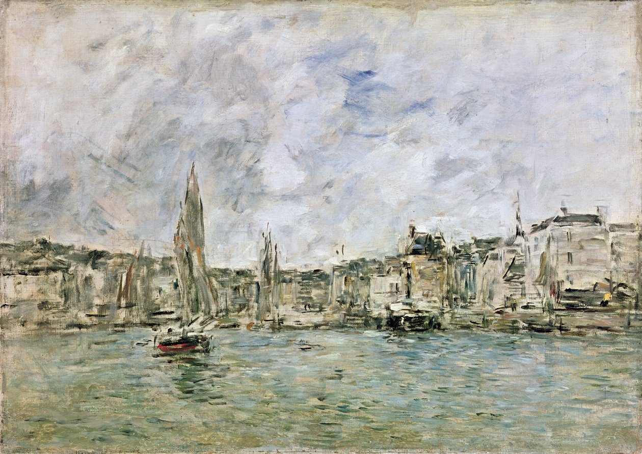 A honfleuri kikötő, 1896 alkotó: Eugene Louis Boudin