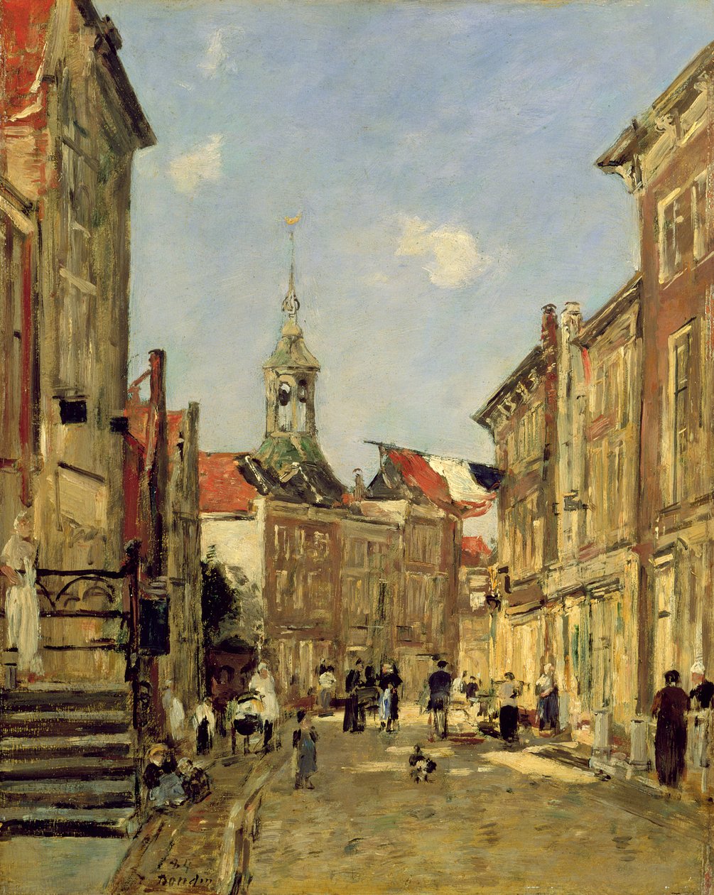 A Rue de Dordrecht alkotó: Eugene Louis Boudin