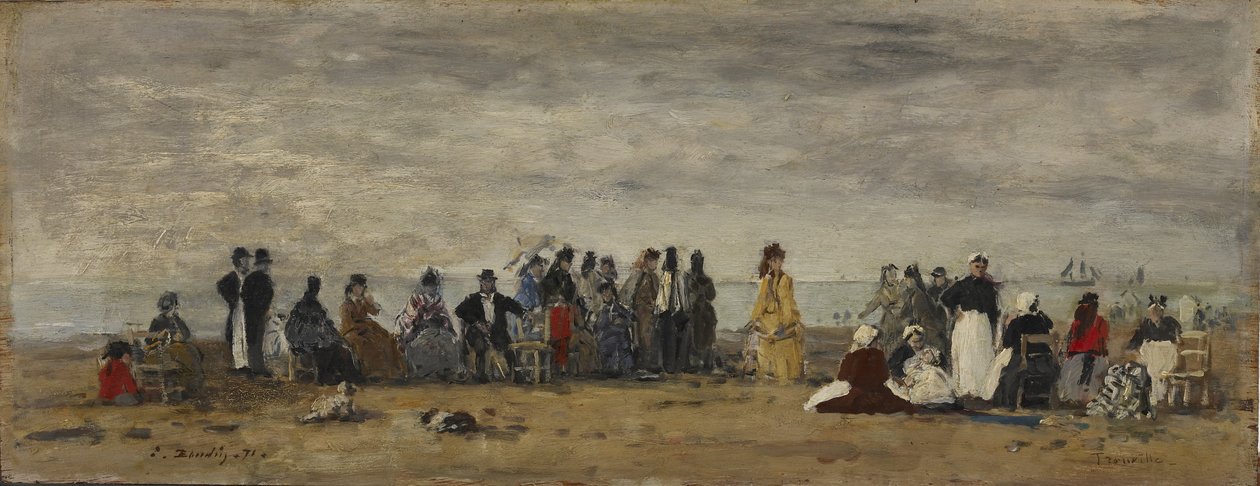 Trouville alkotó: Eugene Louis Boudin