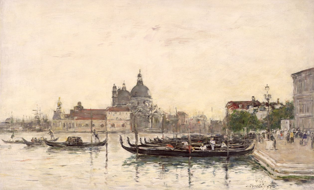 Velence, a Molo alkotó: Eugene Louis Boudin