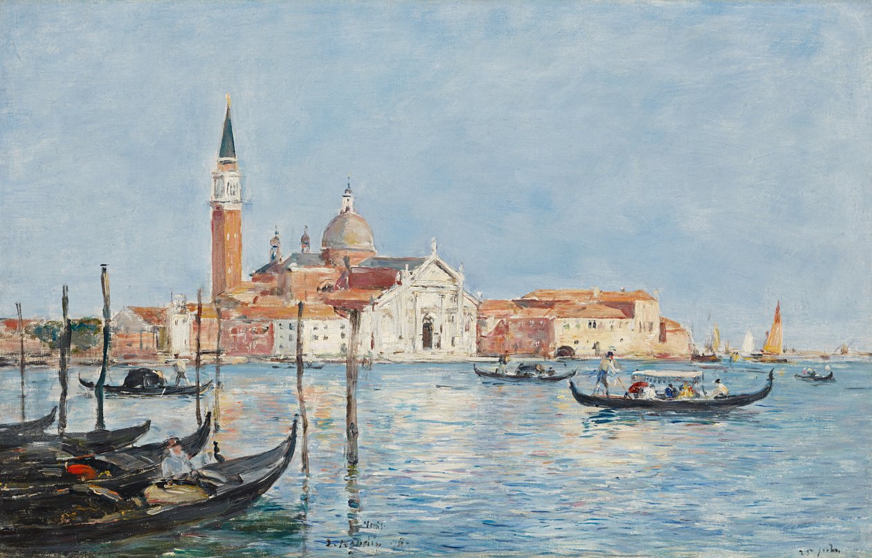 Velence, San Giorgio templom alkotó: Eugene Louis Boudin