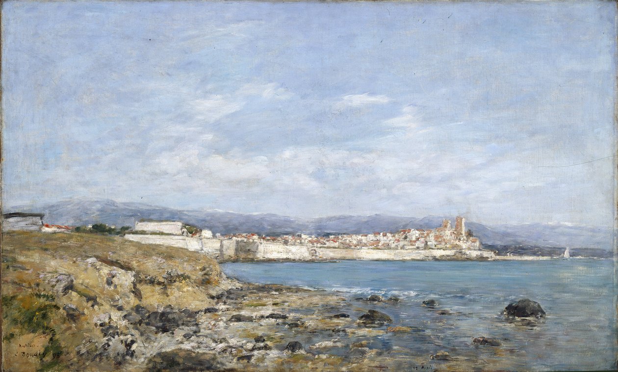 Antibes látképe, 1893 alkotó: Eugene Louis Boudin