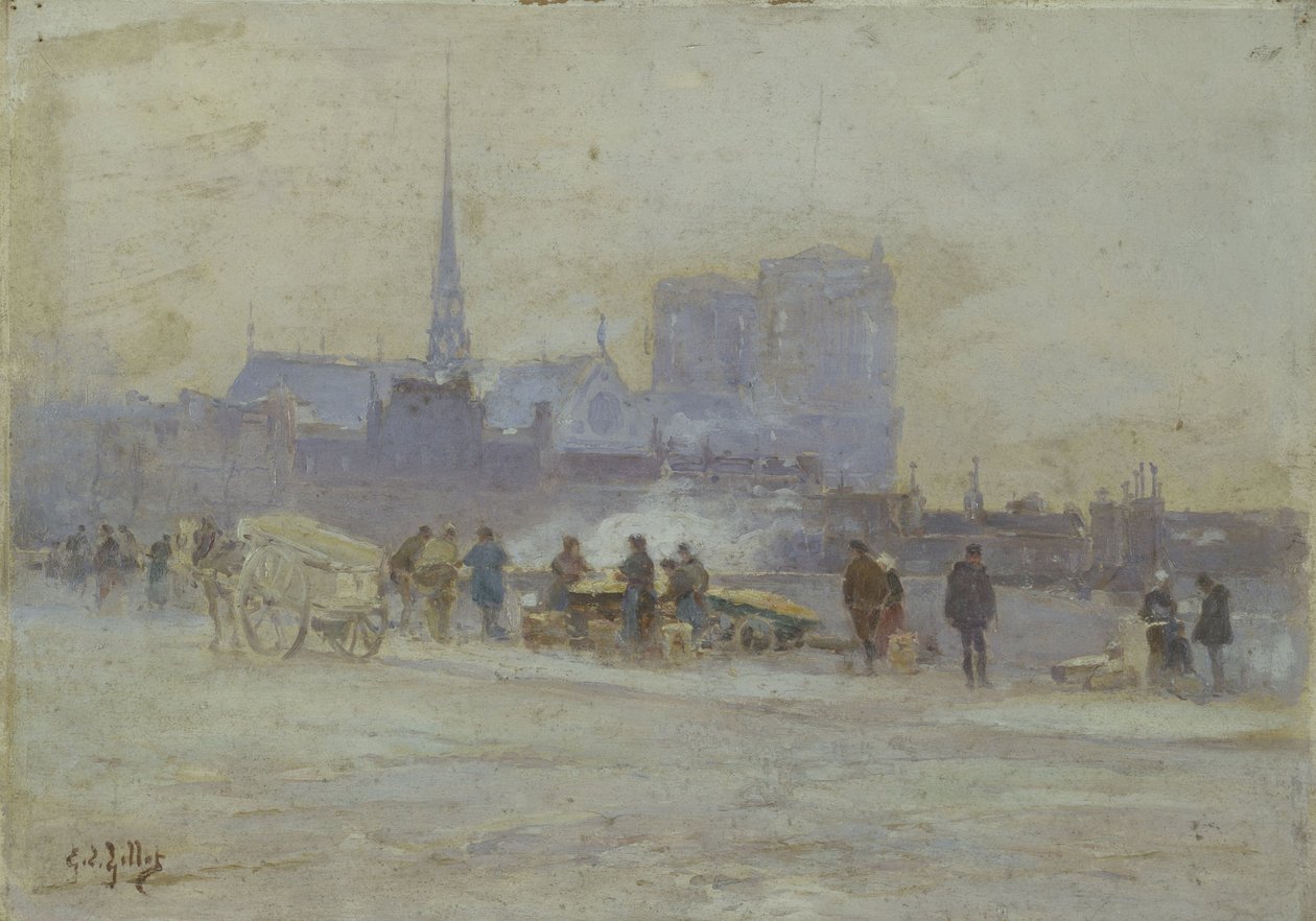 Notre-Dame, kilátás a Quai de l