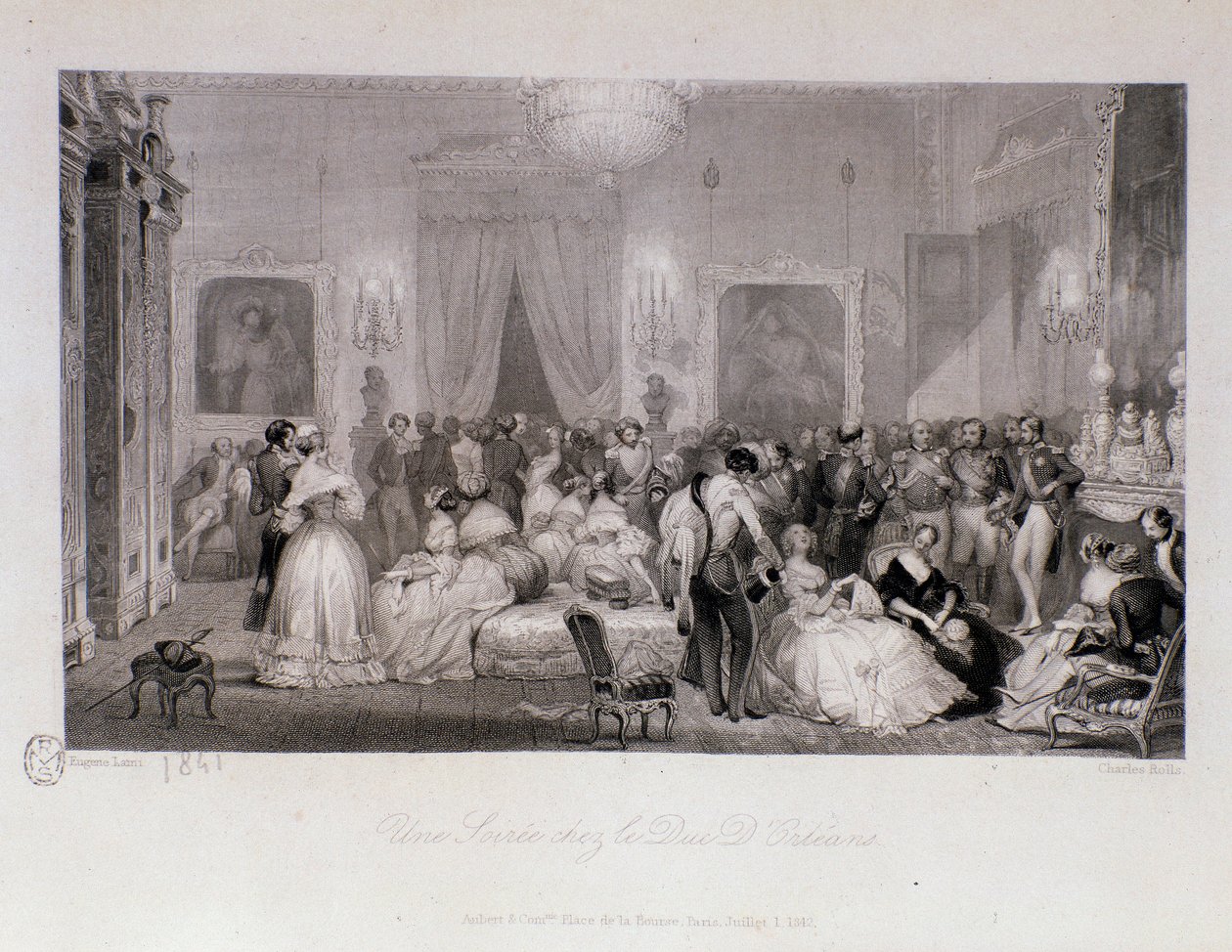 Társas est Orléans hercegével (Ferdinand-Philippe vagy Ferdinand Philippe d