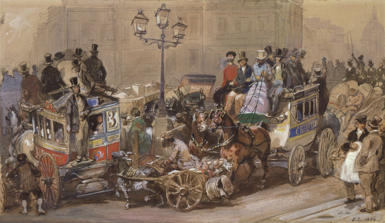 Ludgate Cirkusz alkotó: Eugene Louis Lami