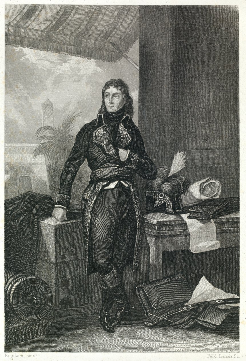 Louis Charles Antoine Desaix tábornok portréja alkotó: Eugene Louis Lami