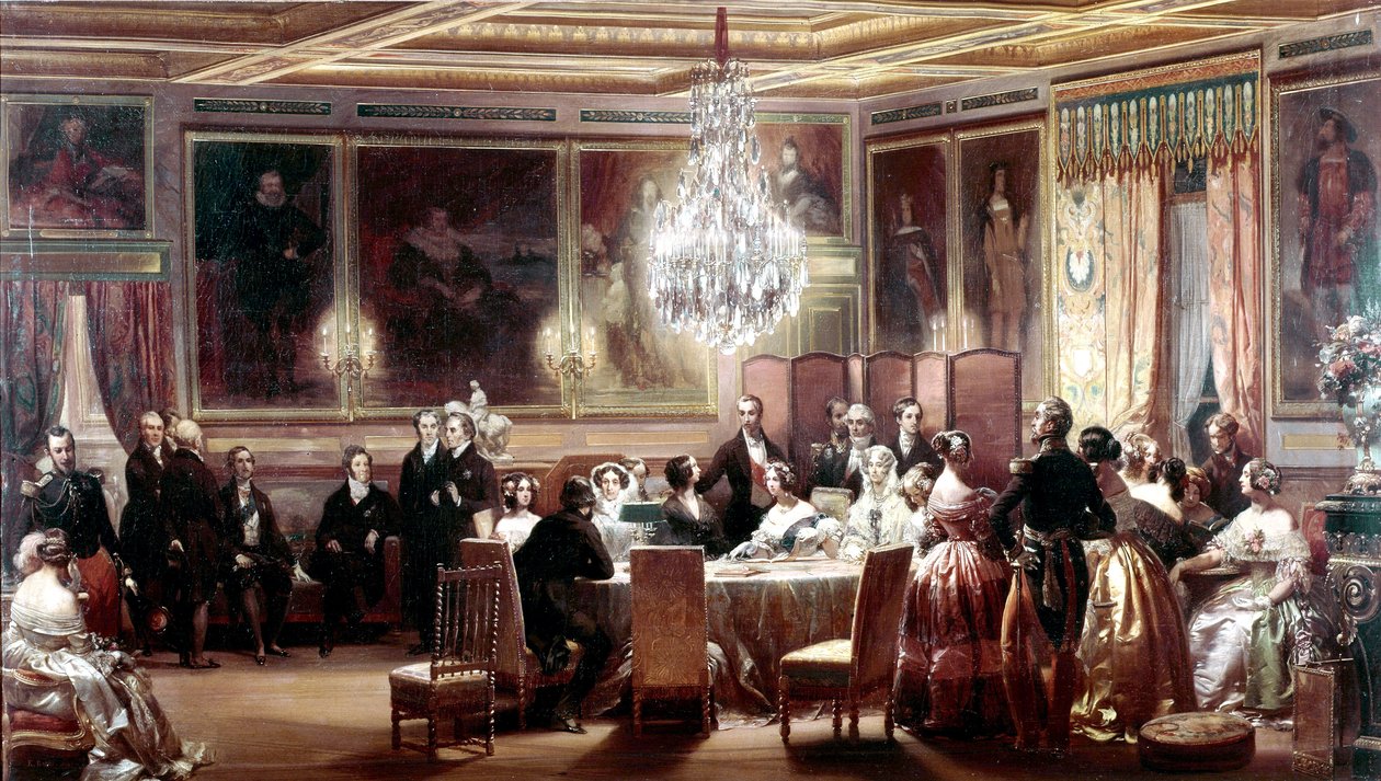 Szeptember 3-án fogadás Viktória királynő és Albert herceg tiszteletére a Chateau d