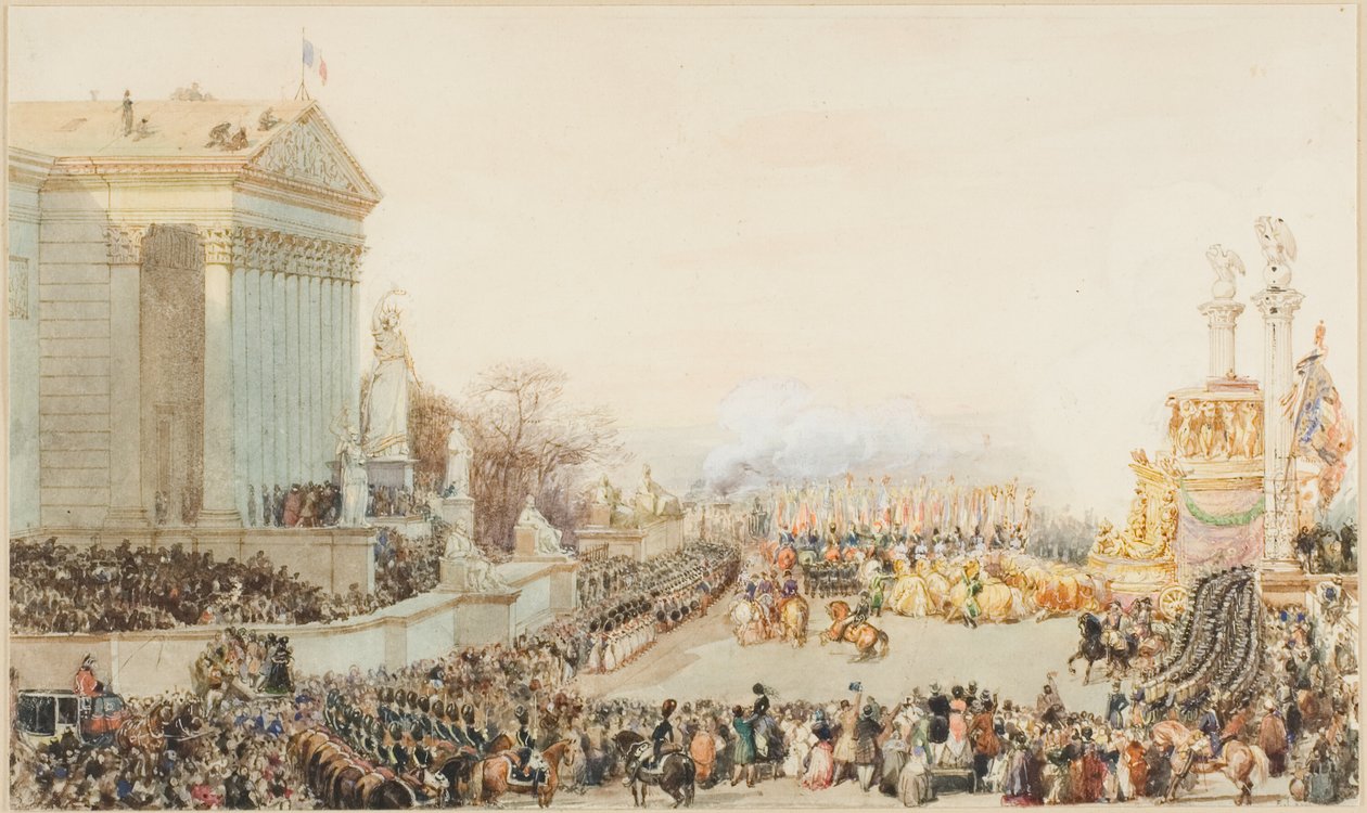 Napóleon hamvainak fordítása: 1840. december 15 alkotó: Eugene Louis Lami