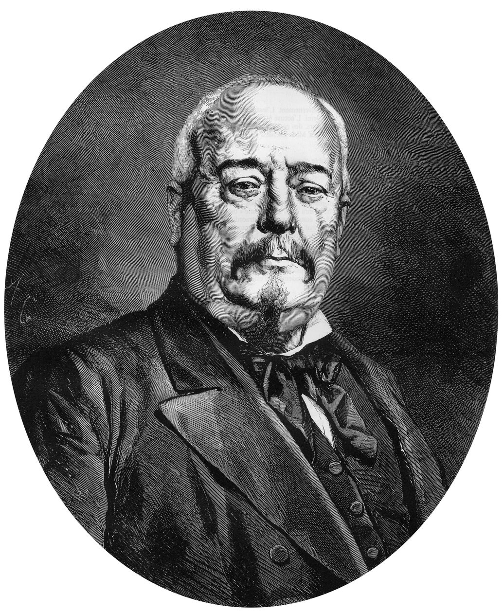 Francois-Achille Bazaine, metszet Maunoury fotója után alkotó: Eugene Manoury