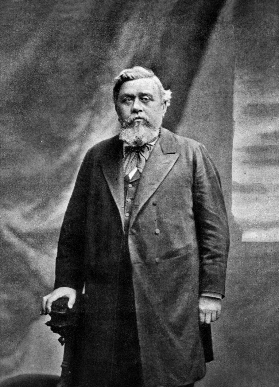 Armand Fallieres (1841-1932) a francia szenátus elnöke 1899-1906 között, majd a francia köztársaság elnöke 1906-1913 között. alkotó: Eugene Pirou