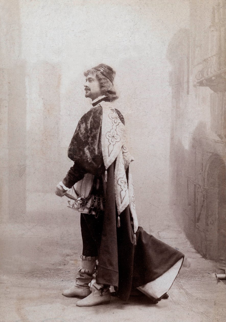 Dauvillier francia komikus, 1900 körül, Eugene Pirou fotója. alkotó: Eugene Pirou