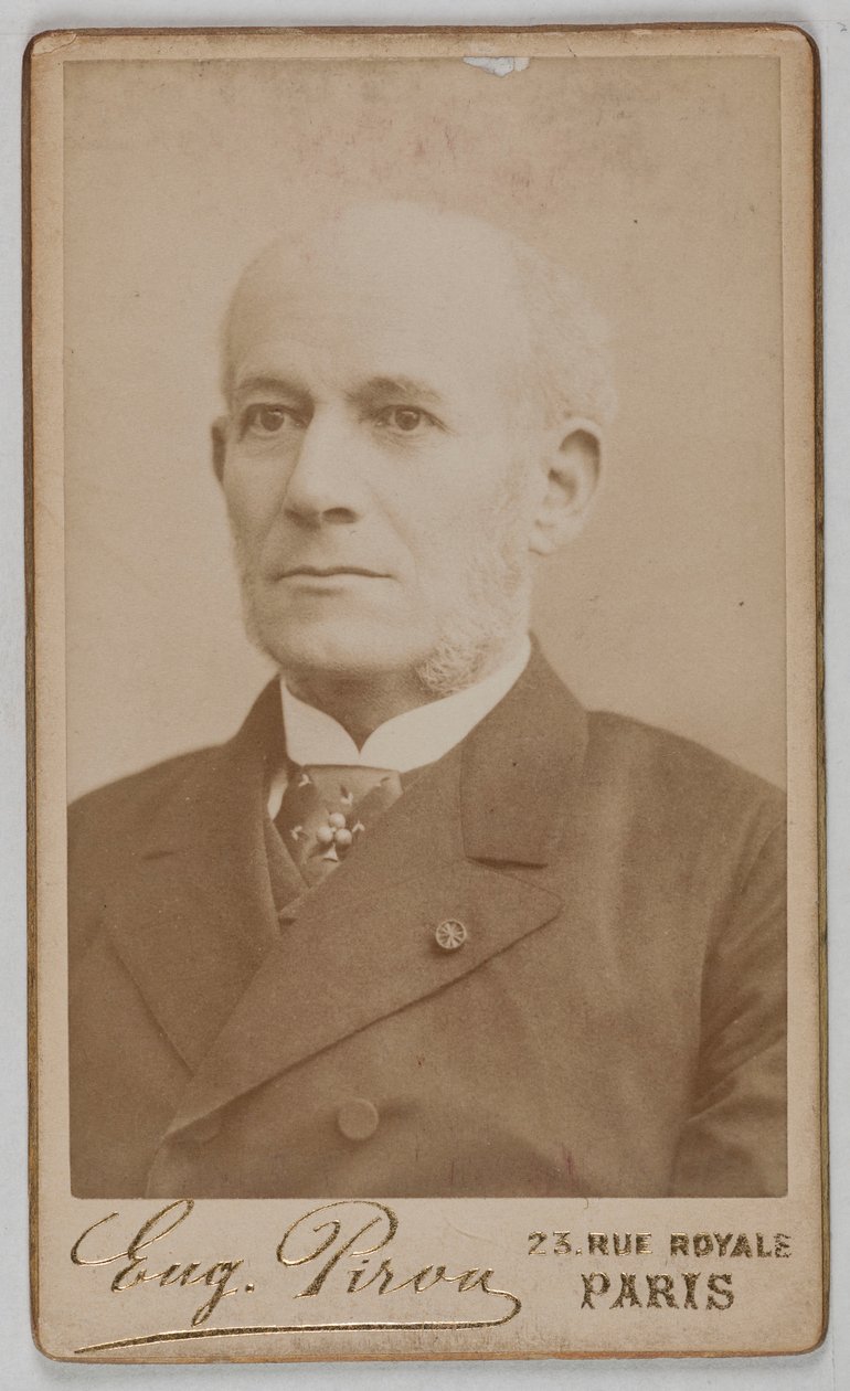 Porträt von Constant-Louis-Jean-Benjamin Jaurès (1823-1889), (Admiral, Diplomat, Politiker) alkotó: Eugene Pirou