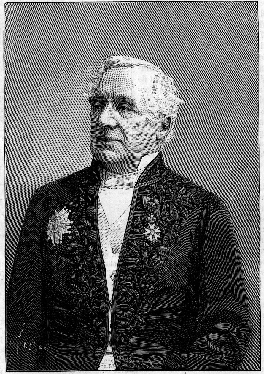 Felix Hippolyte Larrey báró (1808-1895), francia sebész, a Tudományos Akadémia és az Orvostudományi Akadémia tagja portréja alkotó: Eugene Pirou