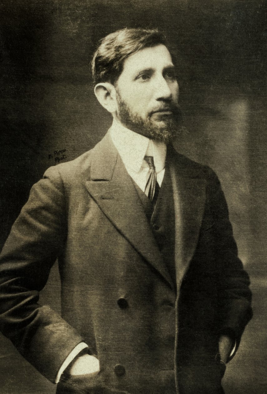 Charles Maurras portréja (fotó) alkotó: Eugene Pirou