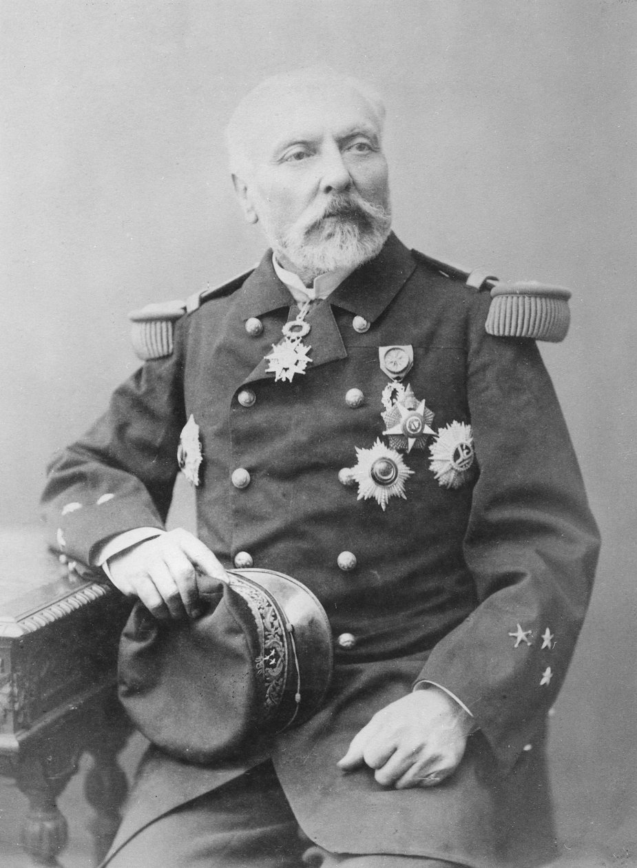 Hyacinthe Laurent Théophile Aube portréja alkotó: Eugene Pirou