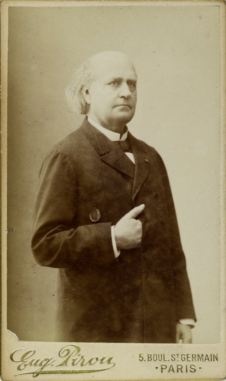 Leconte de Lisle portréja 1818-1894, c. 1870. alkotó: Eugene Pirou