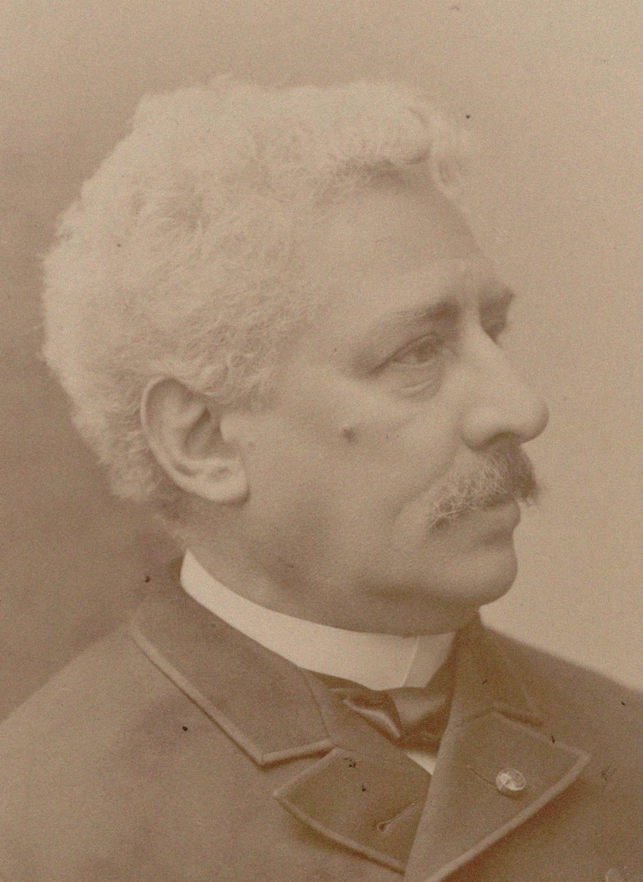 Olivier Métra zeneszerző portréja 1830-1889 , 1870-es évek. alkotó: Eugene Pirou
