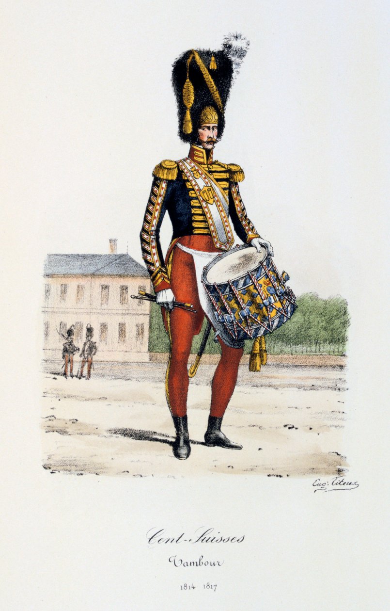 Svájci cent, dobos, 1814-17 alkotó: Eugene Titeux