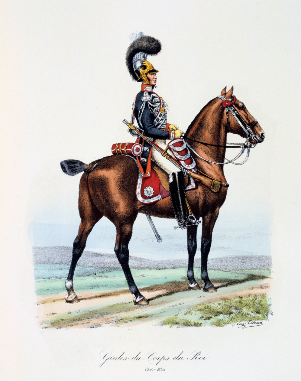 Király testőrsége, 1820-1830 alkotó: Eugene Titeux