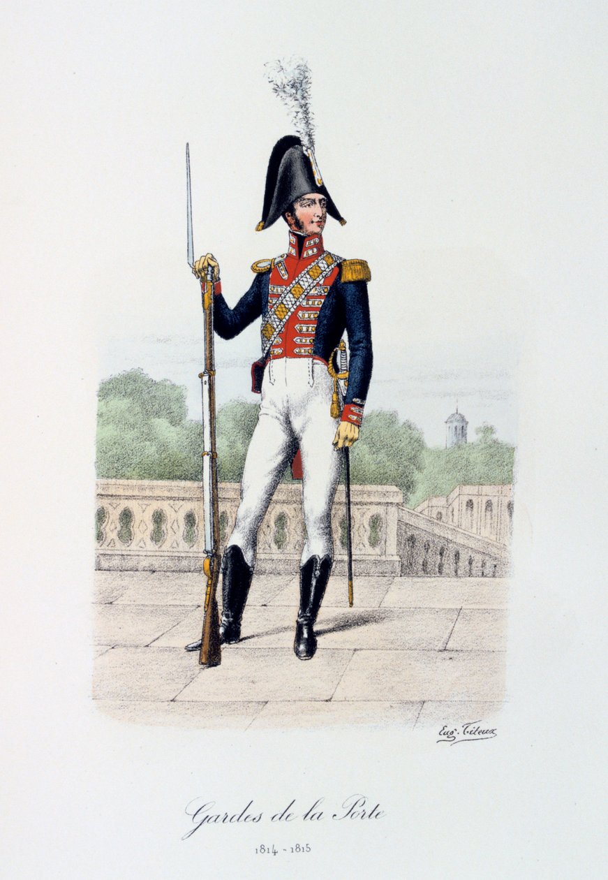 Kapuőrök, 1814-15 alkotó: Eugene Titeux