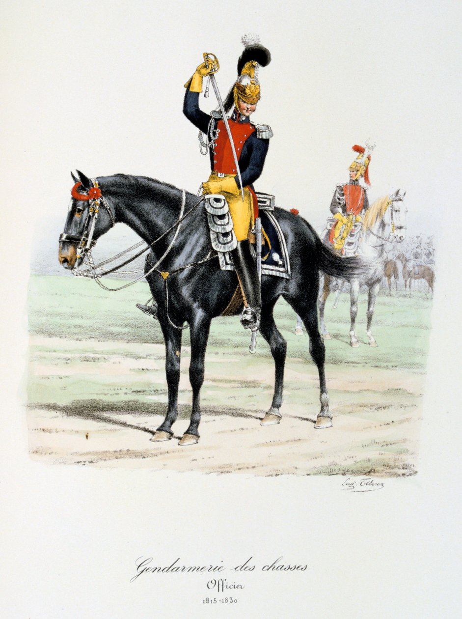 Gendarmerie des Chasses, 1815-30 alkotó: Eugene Titeux