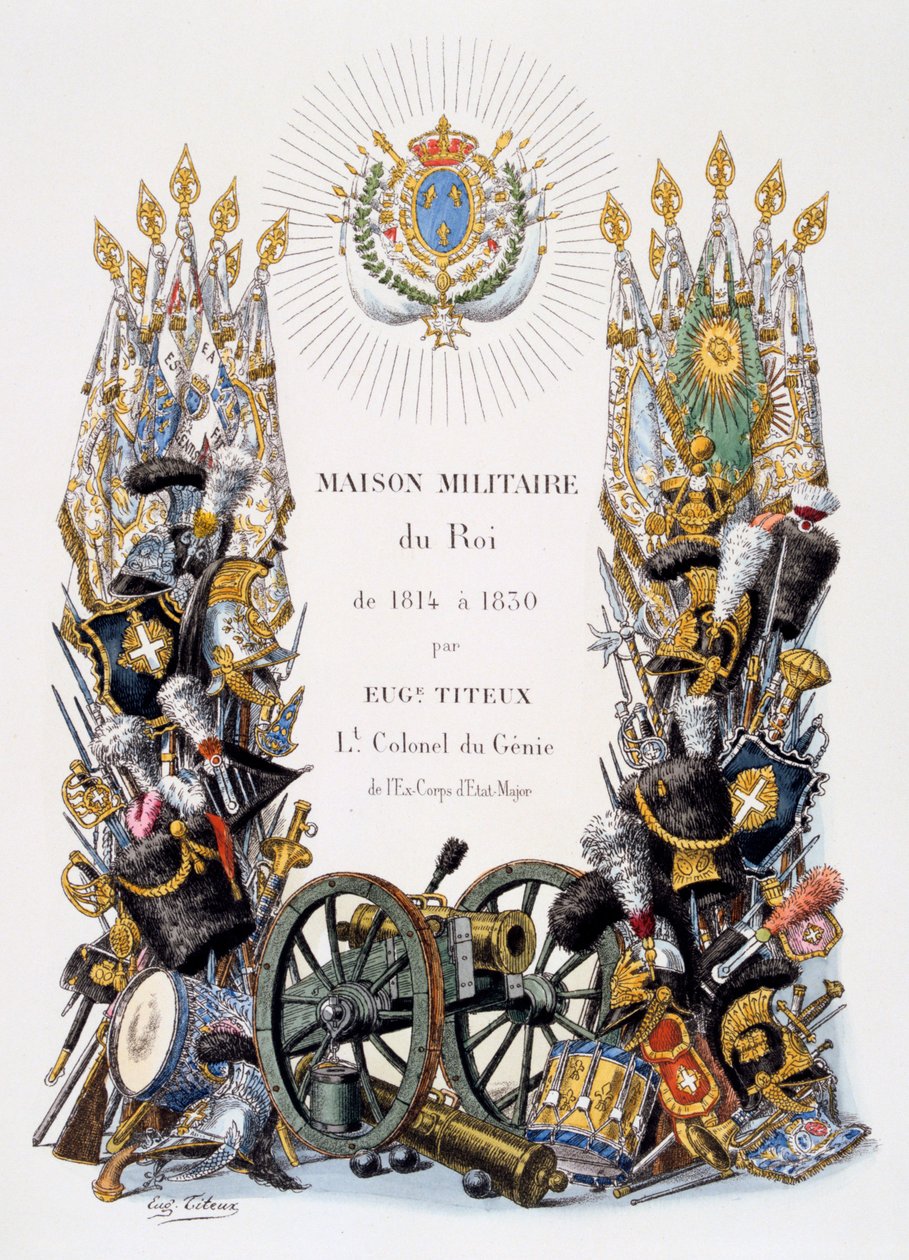 Főcímlap, 1814-1830 alkotó: Eugene Titeux