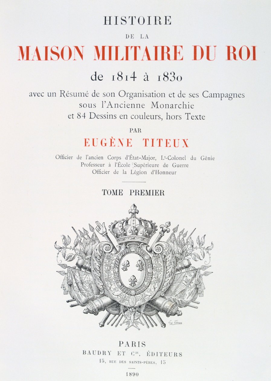 Címlap, 1814-1830 alkotó: Eugene Titeux