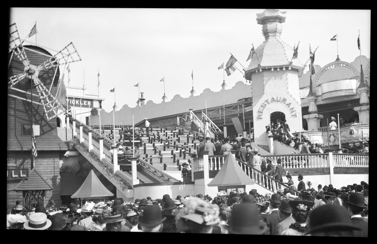 Luna Park, 1909 (nitrát negatív) alkotó: Eugene Wemlinger
