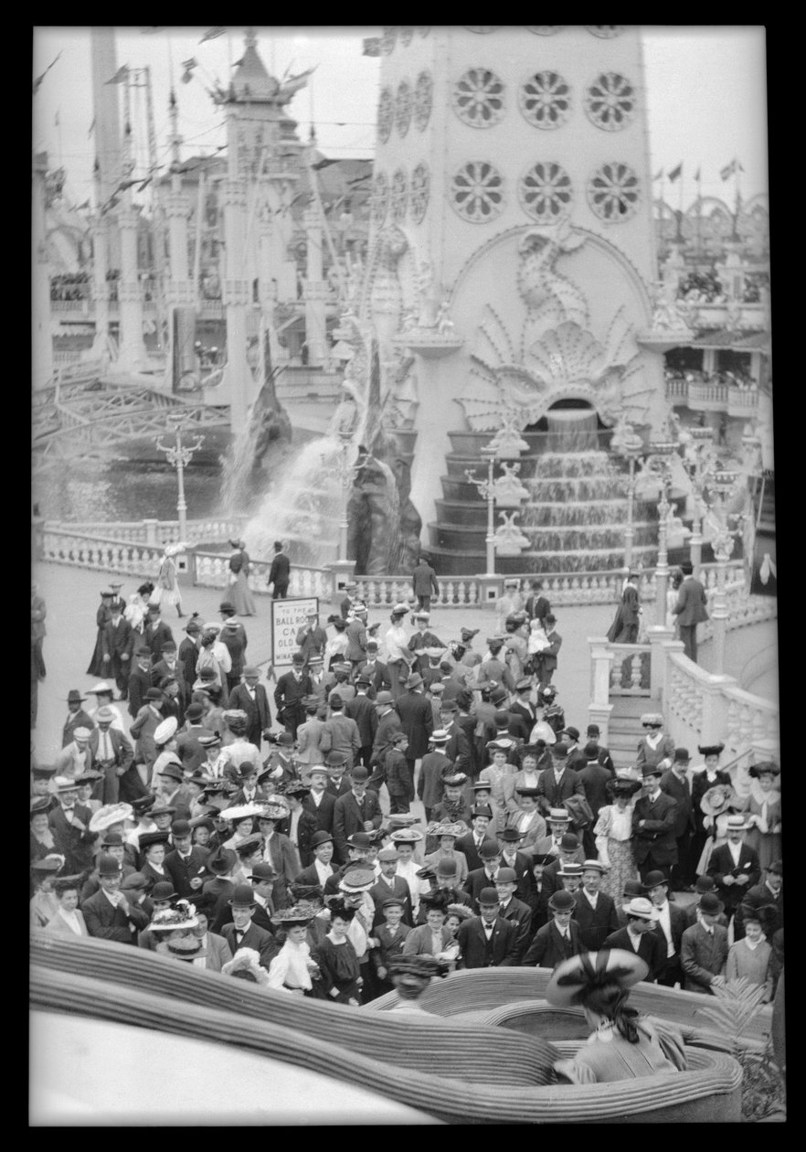 Luna Park, 1909 (nitrát negatív) alkotó: Eugene Wemlinger