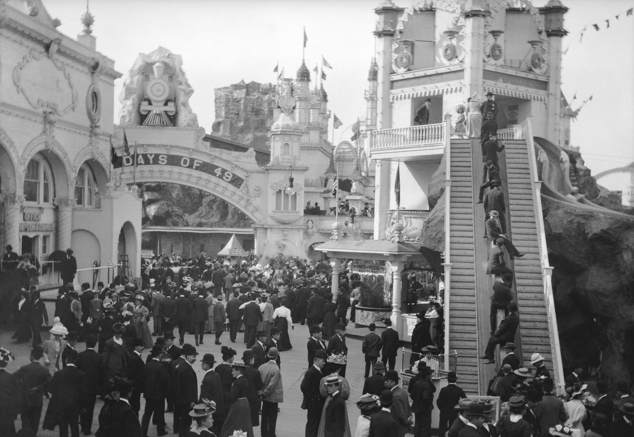 Luna Park, 1909 (nitrát negatív) alkotó: Eugene Wemlinger