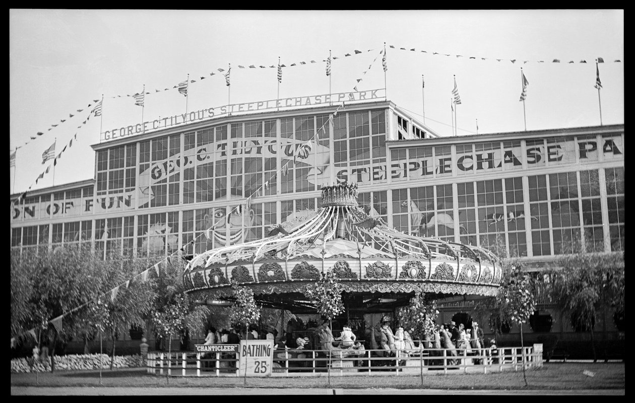 Kilátás a Coney Islandre, 1903 (nitrát negatív) alkotó: Eugene Wemlinger