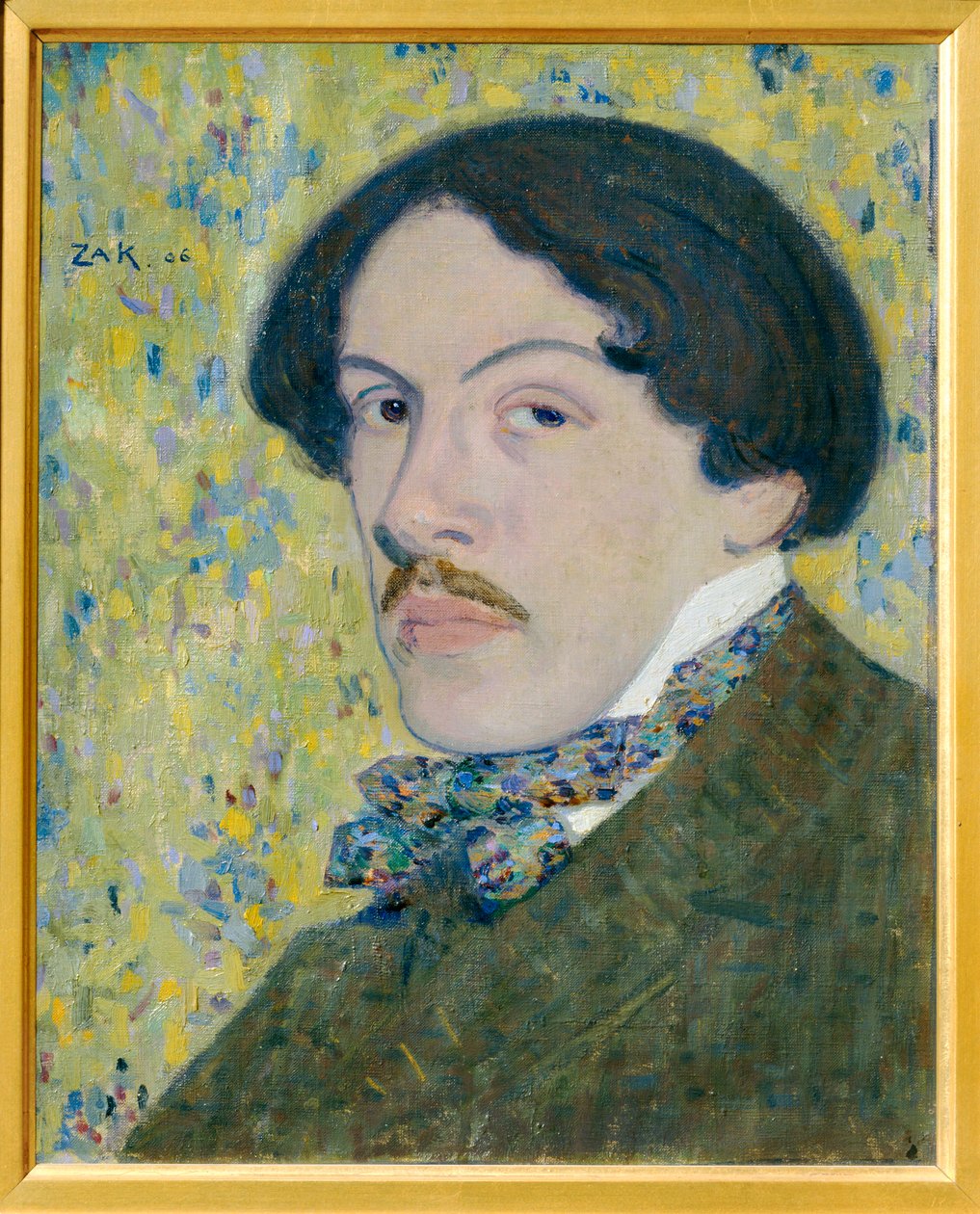 Portrait du peintre Leopold Gottlieb - Leopold Gottlieb festő portréja ... alkotó: Eugene Zak