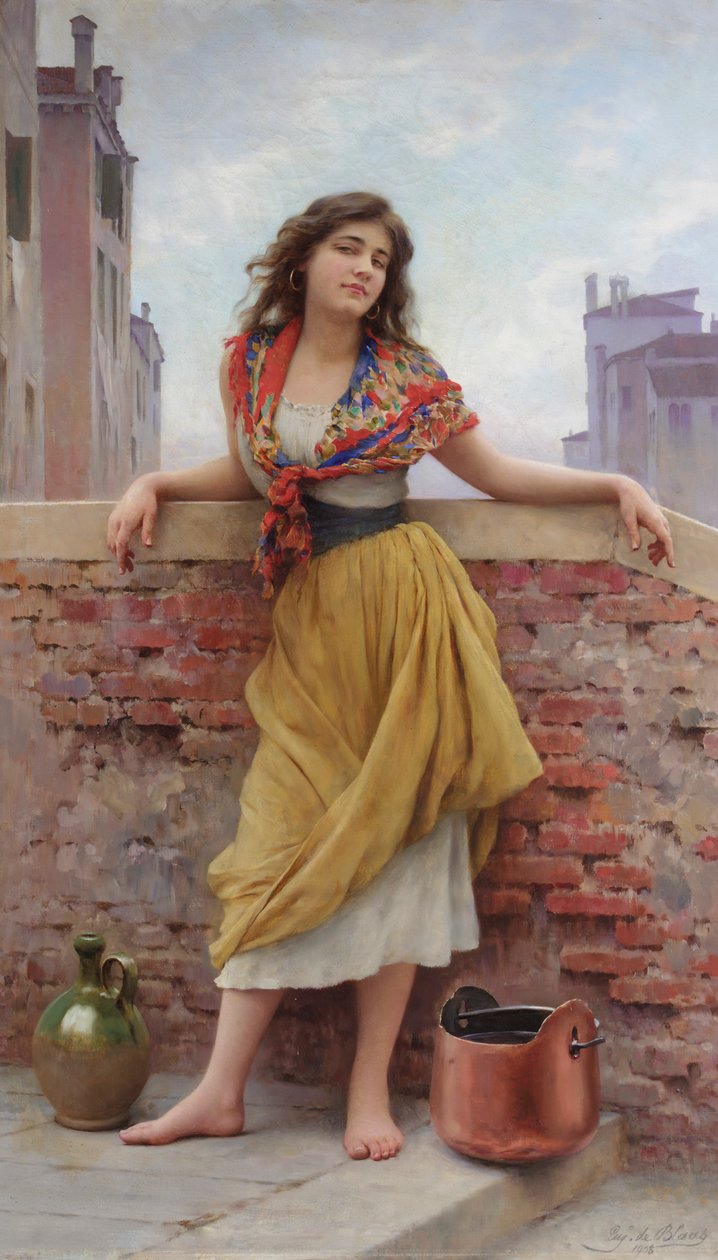 A vízhordó alkotó: Eugene de Blaas