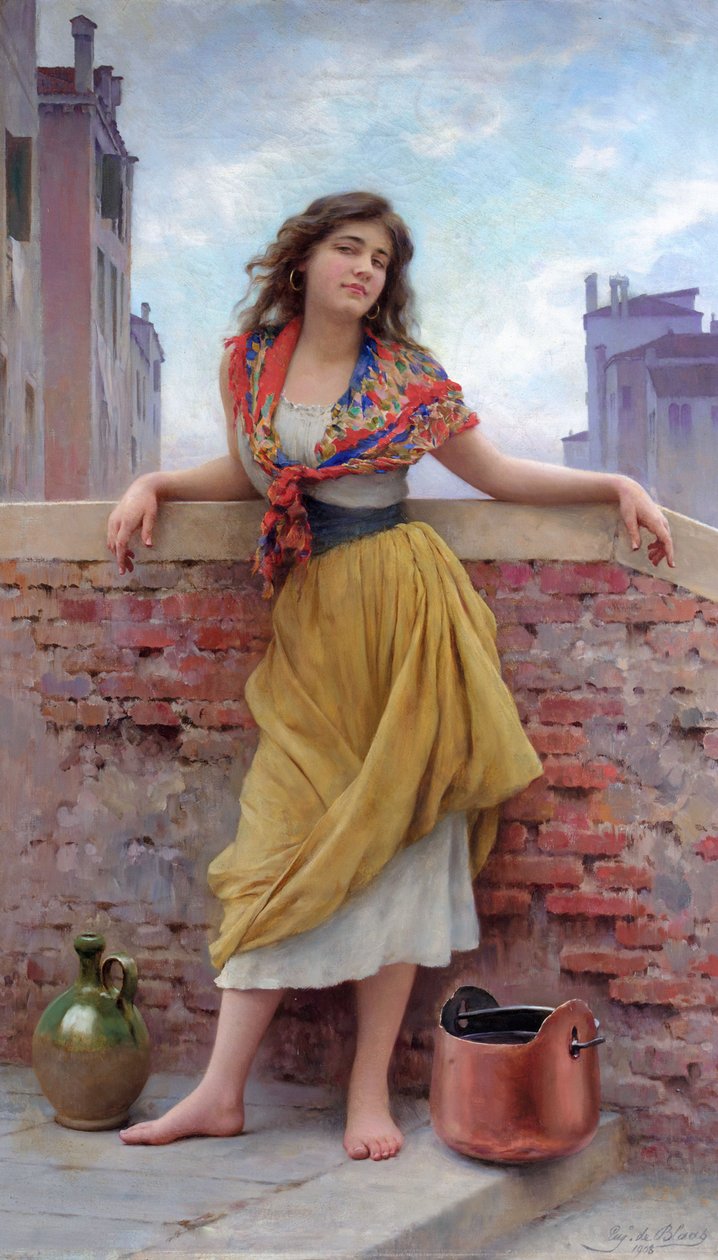 A vízhordó alkotó: Eugene de Blaas