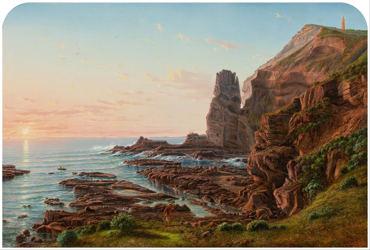 Castle Rock, Schanck-fok alkotó: Eugene von Guérard