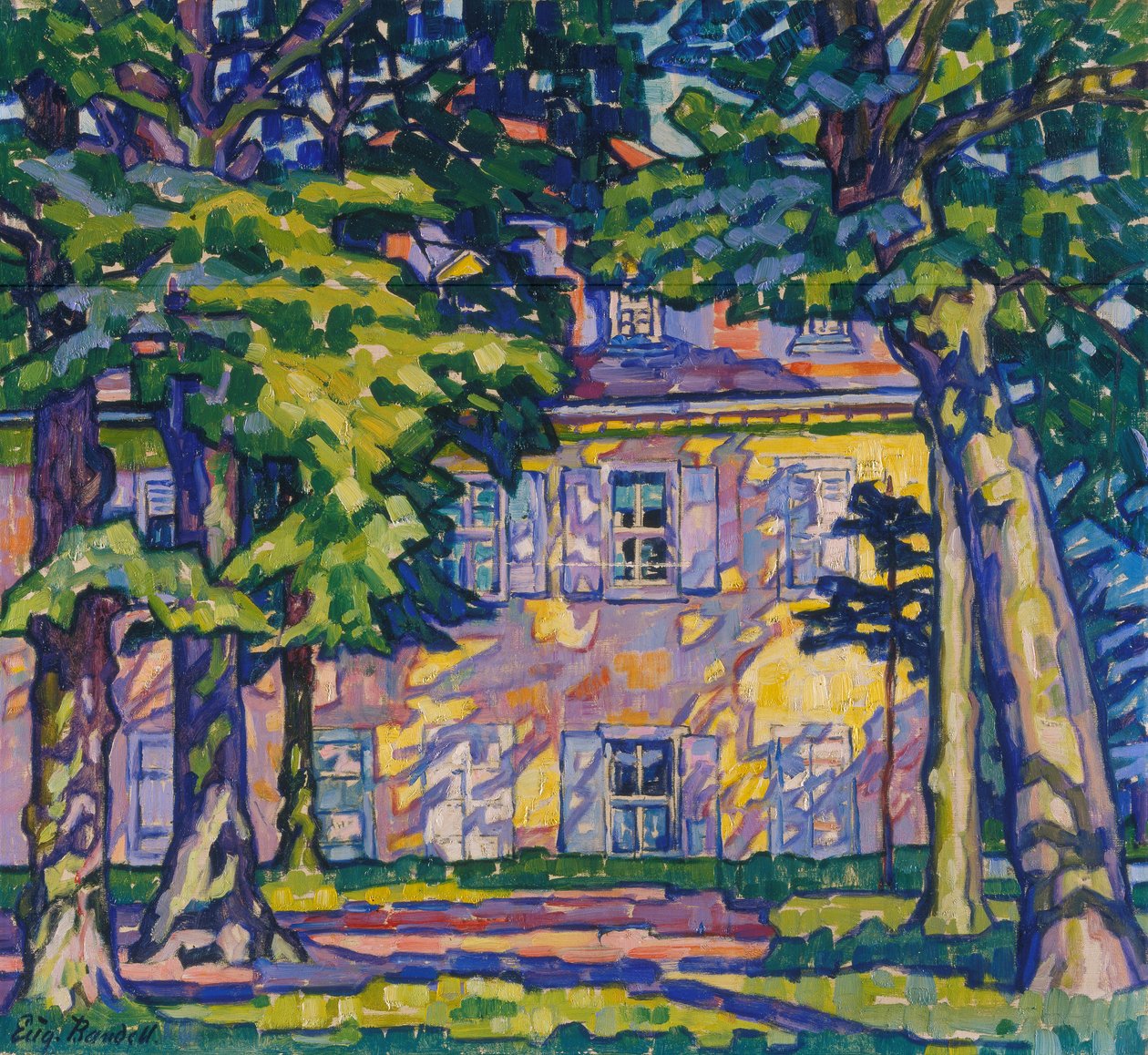 Nap délután (Wilhelmsbad) alkotó: Eugenie Bandell