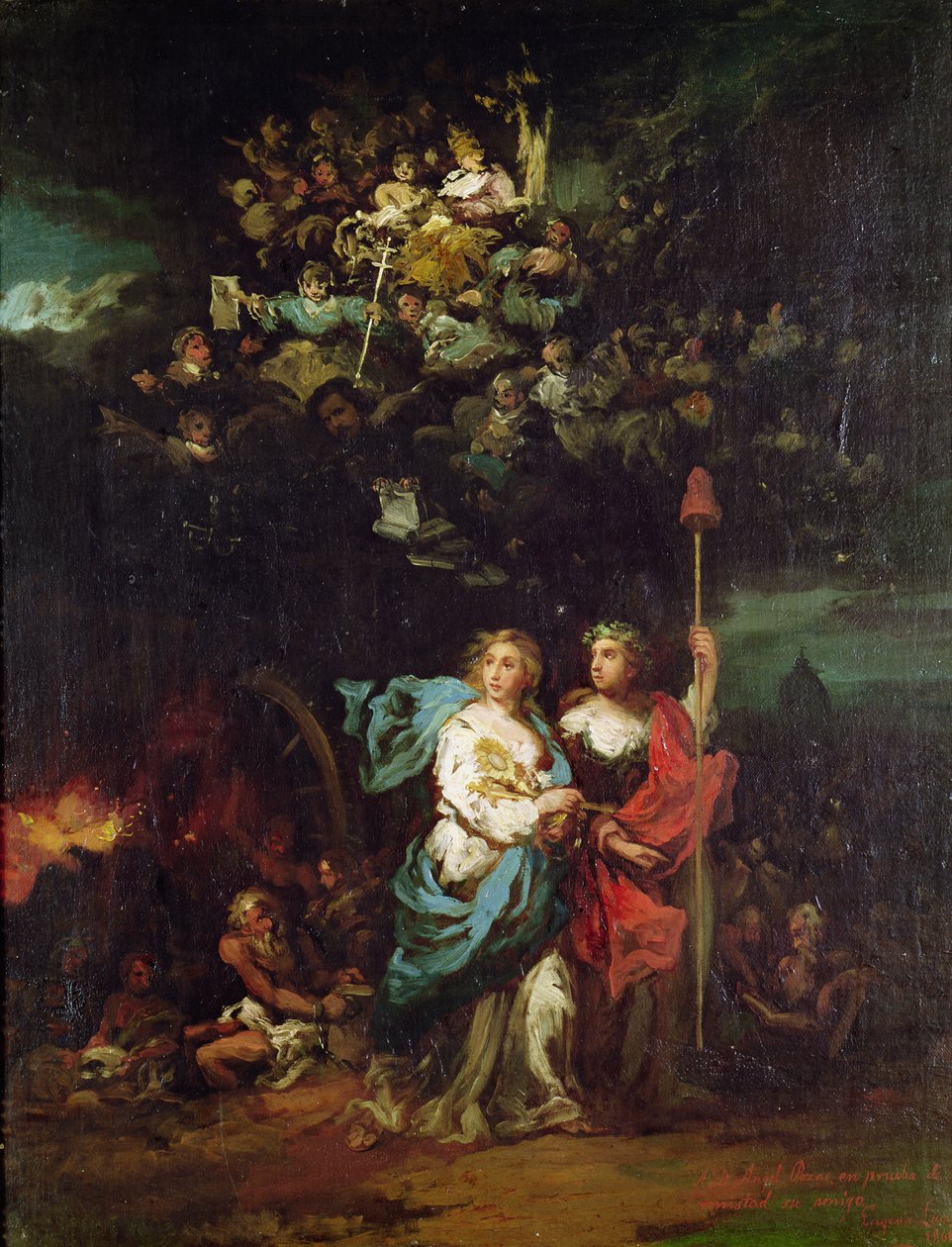 A Szabadság által vezérelt templom, 1861 alkotó: Eugenio Lucas Velázquez