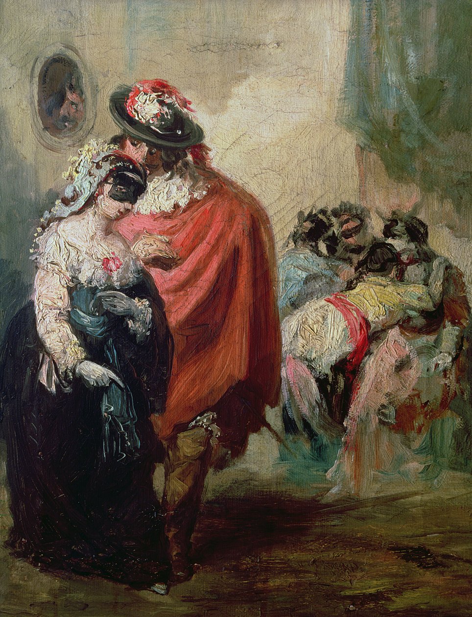Álarcos mulatság alkotó: Eugenio Lucas y Padilla