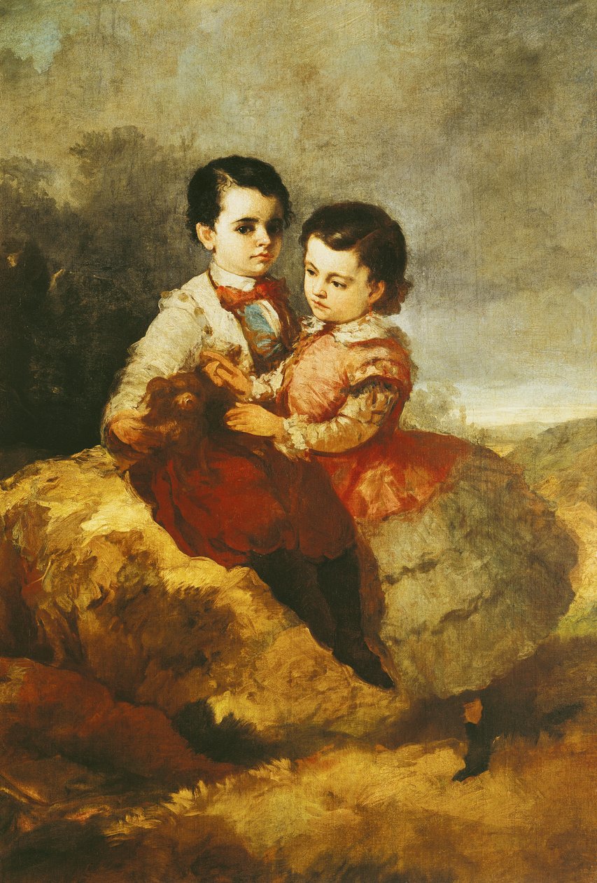 A művész gyermekei alkotó: Eugenio Lucas y Padilla