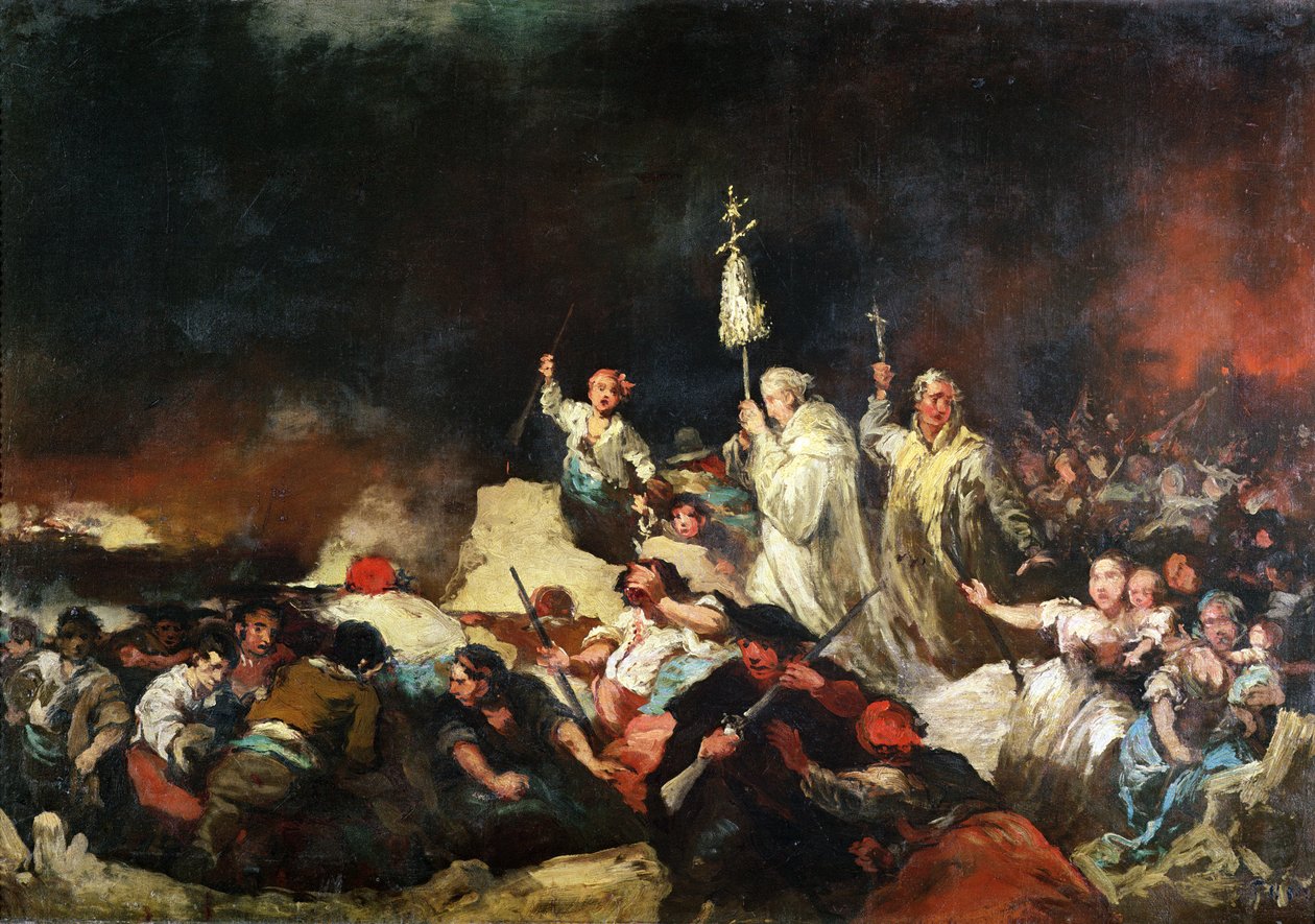 Zaragossza ostroma alkotó: Eugenio Lucas y Padilla