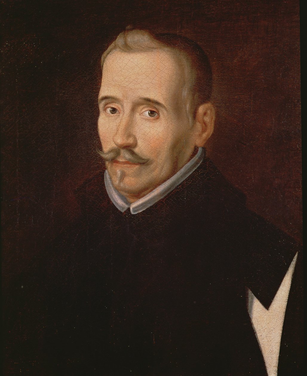 Lope Felix de Vega Carpio 1562-1635 portréja olaj, vászon 102965 részlet alkotó: Eugenio Caxes