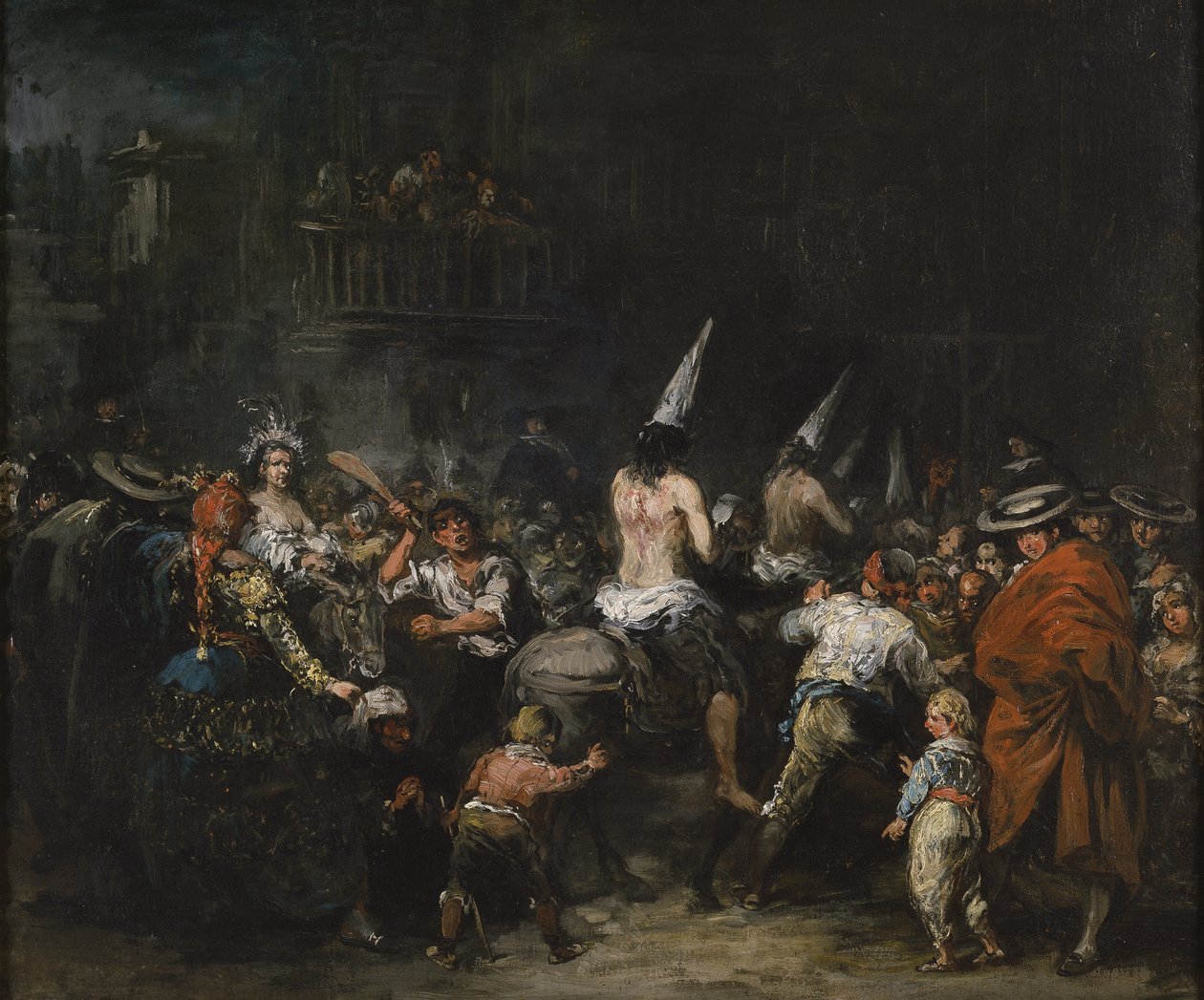 Az inkvizíció által elítélt, XIX. század második fele. alkotó: Eugenio Lucas Velázquez
