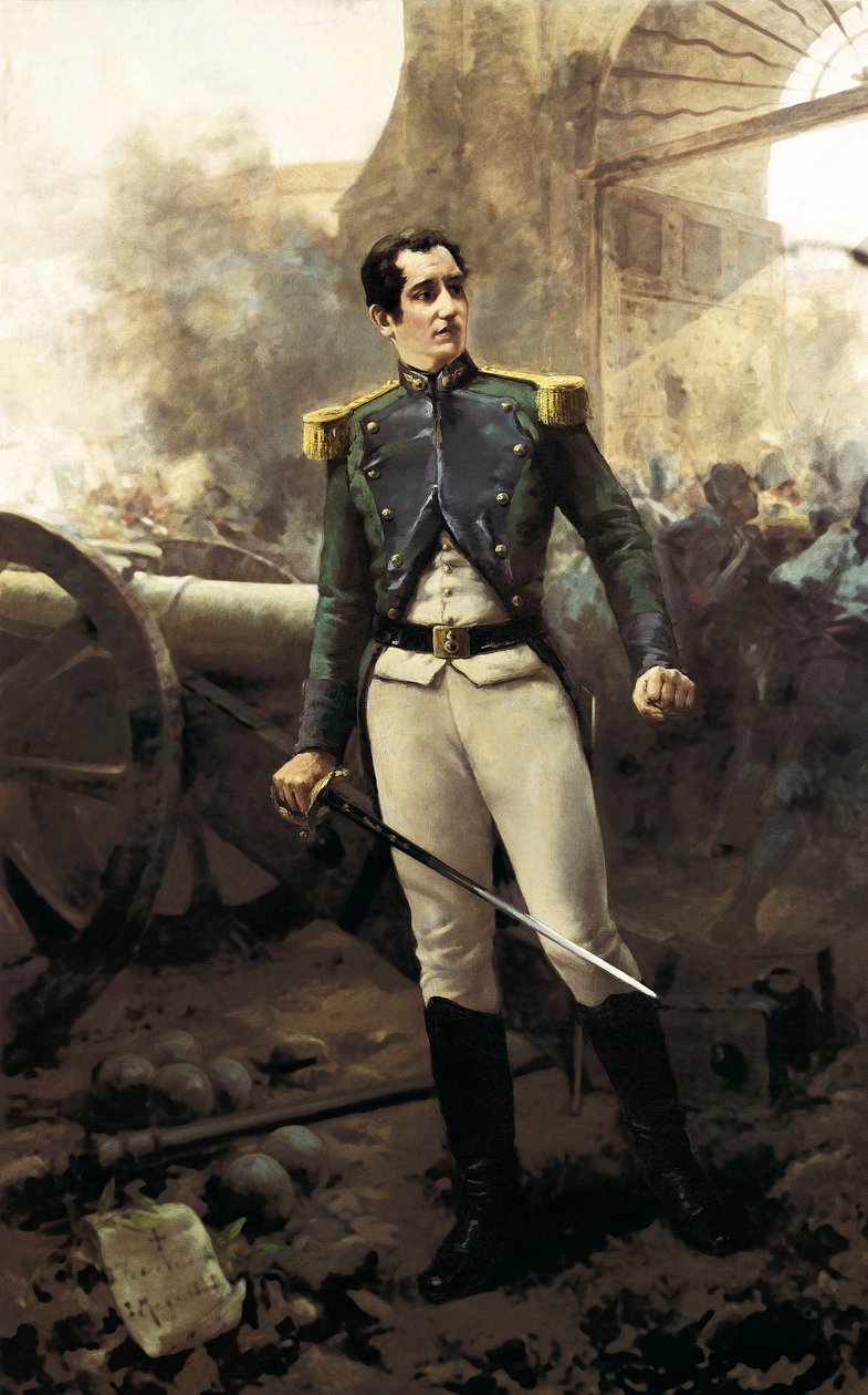 Pedro Velarde és Szent János (1779-1808) spanyol katona portréja, 1808. május 2. (olaj, vászon) alkotó: Eugenio Oliva y Rodrigo