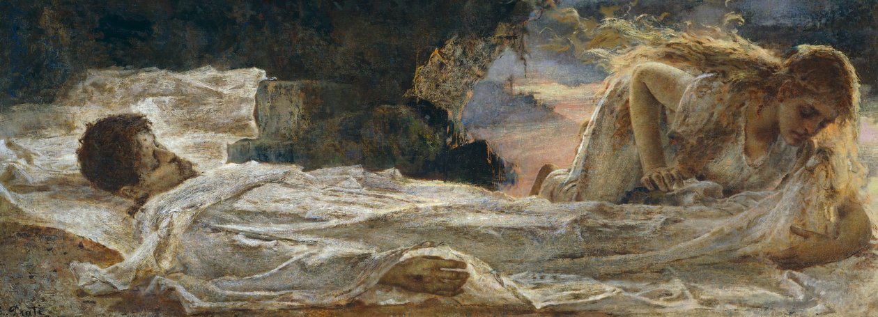 Krisztus és Mária Magdolna alkotó: Eugenio Prati