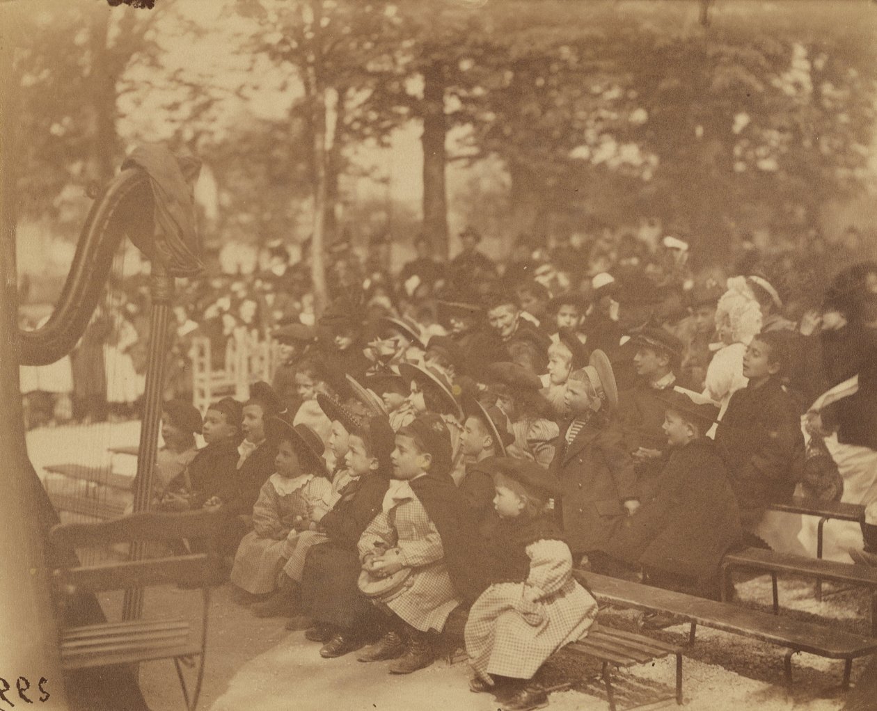 (Guignol, Jardin du Luxembourg) alkotó: Eugène Atget