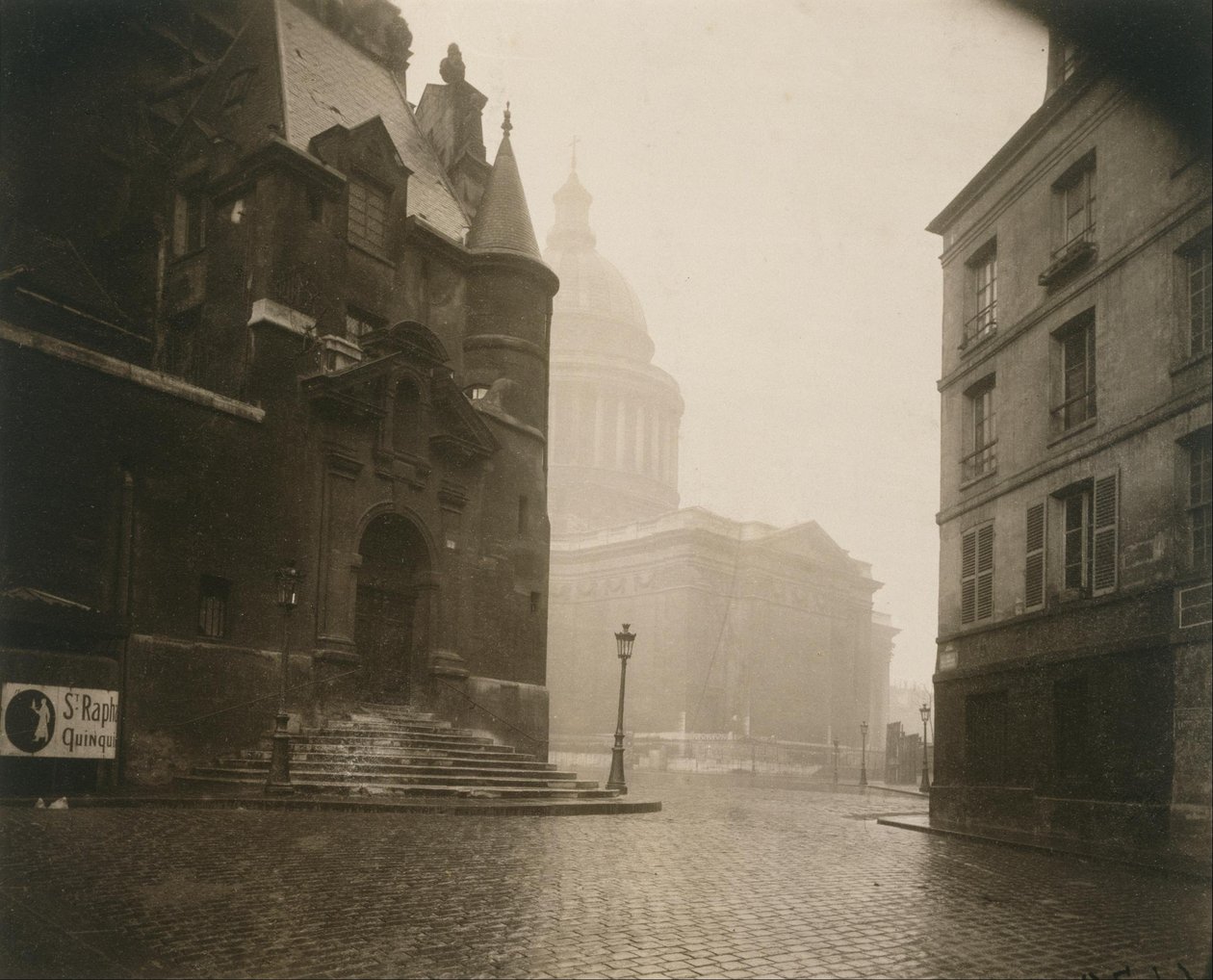 Rue de la Montagne Ste. Genevieve alkotó: Eugène Atget