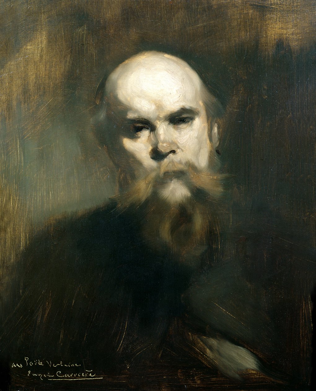 Paul Verlaine (1844-96) portréja 1890 alkotó: Eugène Carrière