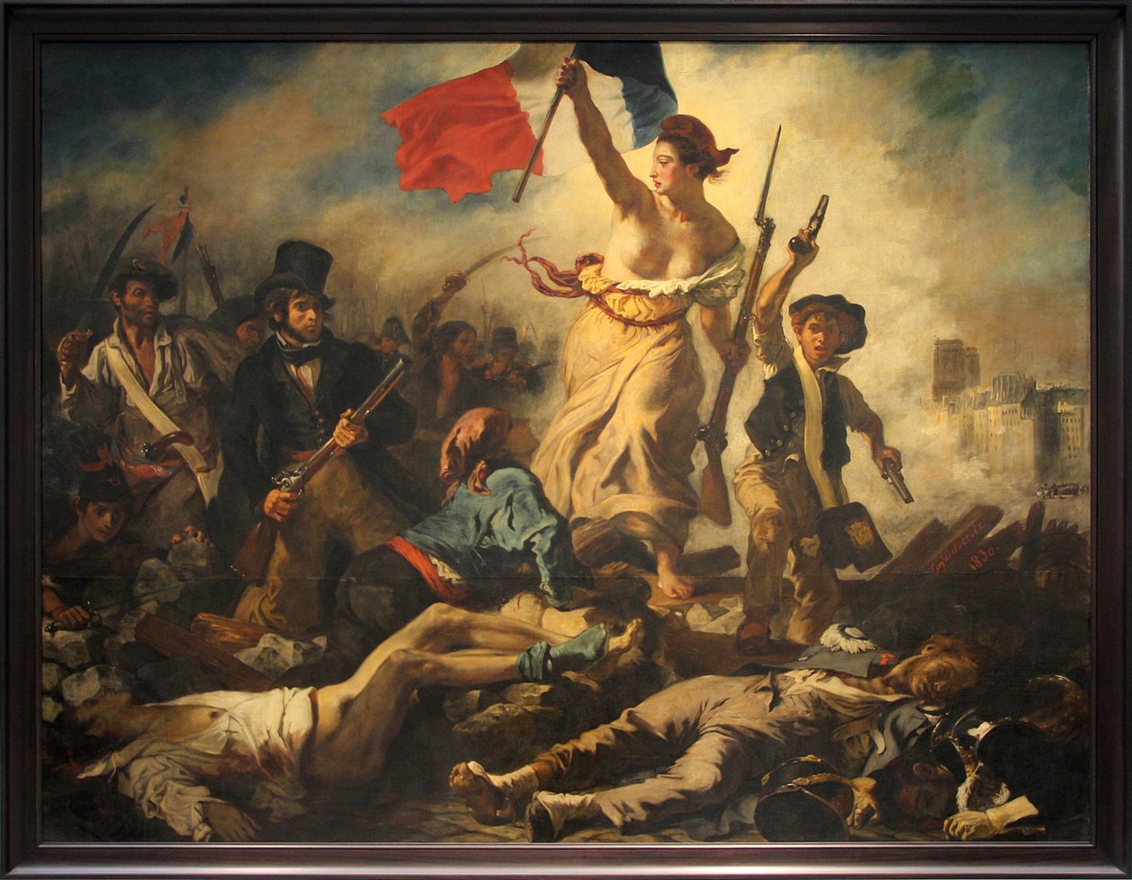 0 A szabadság vezeti az embereket alkotó: Ferdinand Victor Eugene Delacroix