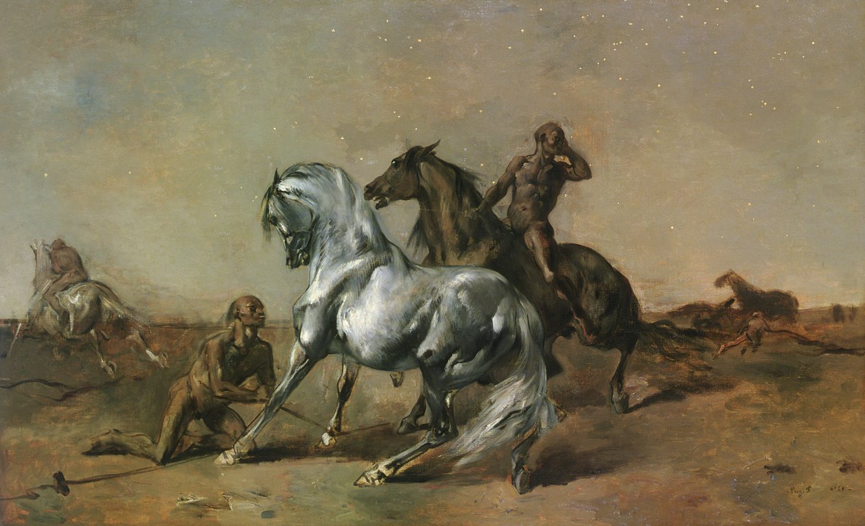 Éjszakai rablók, 1868 alkotó: Eugène Fromentin