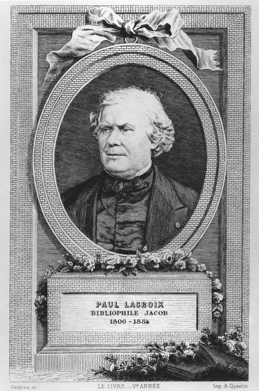 Paul Lacroix portréja alkotó: Eugène Gaujean